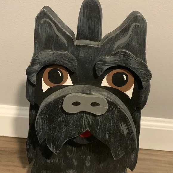 🎉HP🎉Handmade wooden dog statue - Picture 2 of 4
